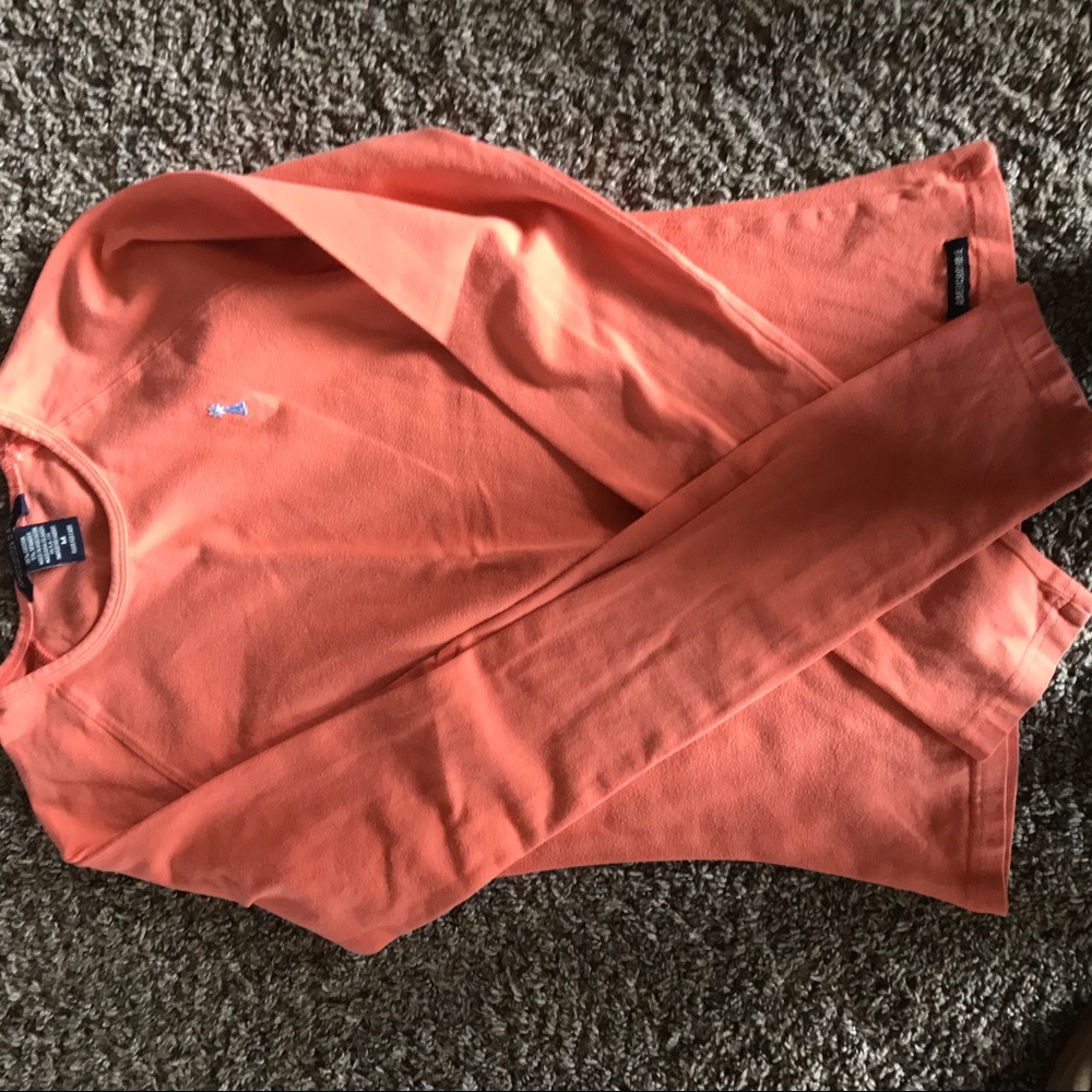Orange/coral top sz medium Abercrombie ✨💥